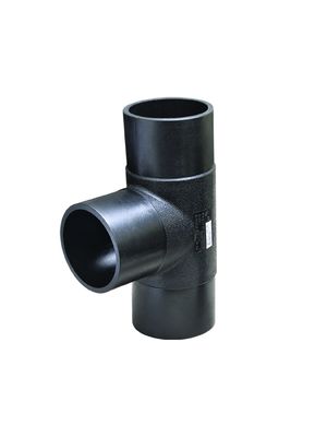 SDR11 DN63-DN450 Butt Fusion Equal Tee PE Fusion Fittings