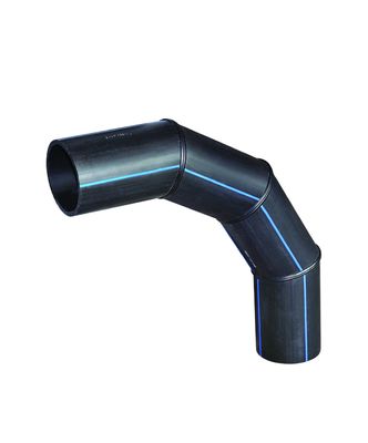 DN125-DN1200 SDR11 SDR17.6 HDPE Fabricated 90 Degree Elbow Fittings