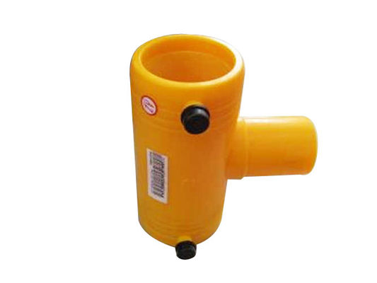 PE100 DN32-DN250 Orange Socket Reducer Tee PE Electrofusion Fittings