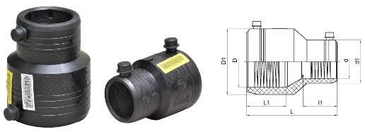 Reducer DN90-DN200 PE Electrofusion Fittings SDR11
